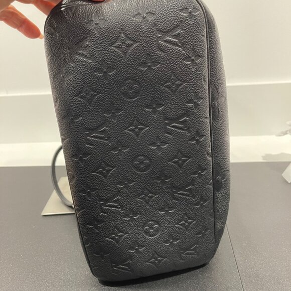 Louis Vuitton Neverfull MM Black Empriente Leather w/ Pouch (JB1334) - Picture 14 of 14